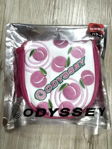 오딧세이 ODYSSEY 퍼터용 헤드 커버 핑크 피치 말렛