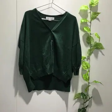 B:MING LIFE STORE 그린 루즈한 가디건 1 사이즈
