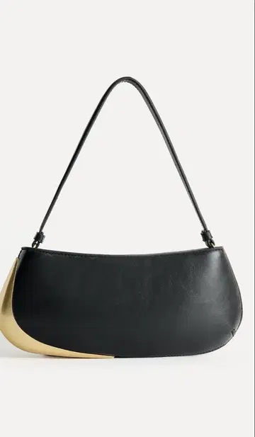 ZARA 자라 메탈릭 숄더백 골드 블랙 새상품급 미사용품
