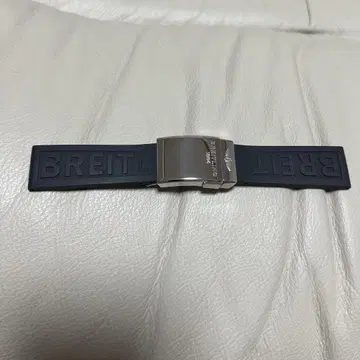 브라이틀링 정품 22mm 고무 벨트 윙 로고 단종 레어템