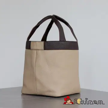고베 EKIREN 이탈리아 가죽 토트백 베이지 브라운