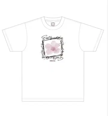사쿠라자카46 5th TOUR 2025 로고 티셔츠 화이트