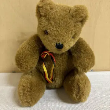 곰 봉제 인형 완구 브라운 리본 포함