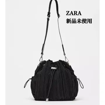 완판템 ZARA 플리츠 복조리 백 택 포함 새상품