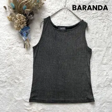 BARANDA [M] 라메 믹스 탱크탑 고져스 올 패턴 파티