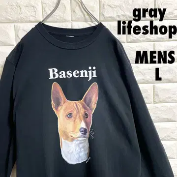 새상품급 gray lifeshop 바센지 긴팔 티셔츠 롱T L 사이즈