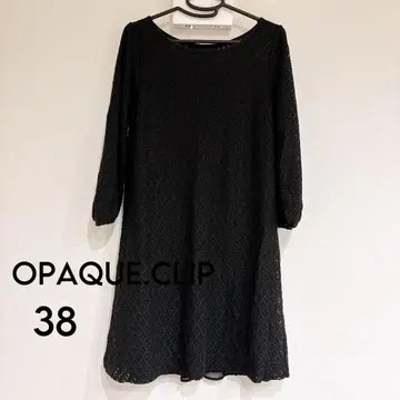 OPAQUE.CLIP 오파크 도트 클립 레이스 원피스 38 M