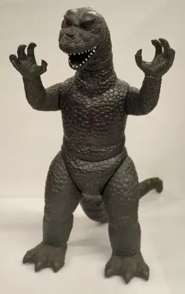 LEADWORKS 밴딩 고질라 인형 블랙 몰드 그린 페인팅 350mm