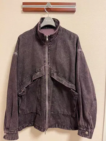 HARE 딥 퍼플 데님 자켓