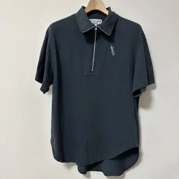 Americana 하프 지퍼 티셔츠 티셔츠