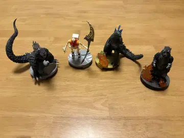 HG D+ 고질라 피규어 4종 세트