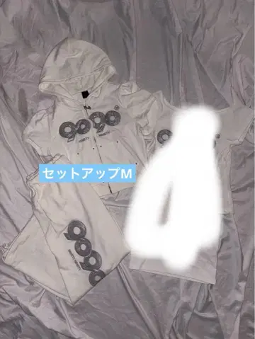 9090 girl OG 로고 지퍼 후드 팬츠 M