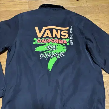 VANS 나일론 자켓 블랙