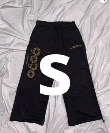 9090 girl OG 로고 글리터 스웨트 팬츠 S