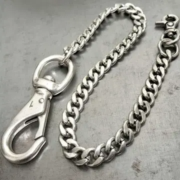 놋쇠 훈연 은도금 키헤이 12mm 지갑 체인 빈티지 카라비너