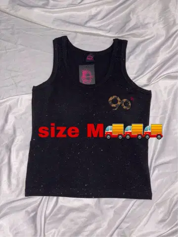 OG 로고 글리터 탱크탑 M