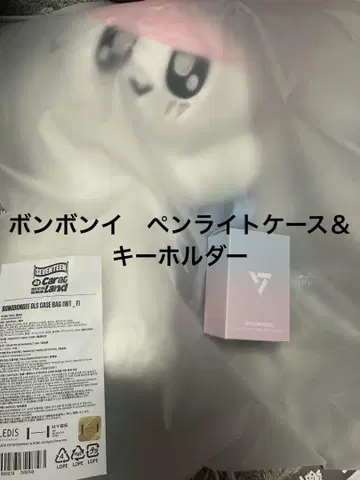 모자 꽁지 응원봉 케이스 키링 carat 막대 seventeen