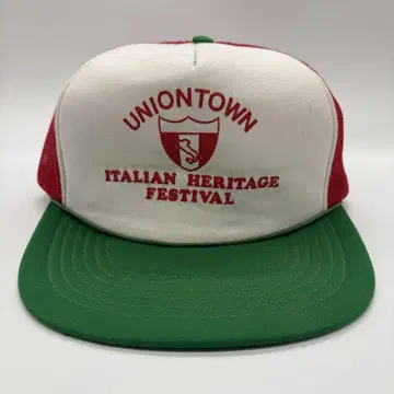 90년대 빈티지 UNIONTOWN 문장 기념 프린트 트래커 캡