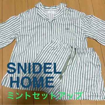 SNIDEL HOME 룸웨어 셔츠 세트 상하의 숏팬츠