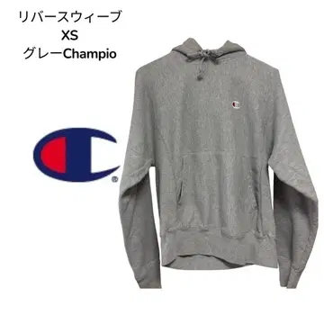 REVERSE WEAVE/파랑 택/후드티/XS 코튼/GRY/무지