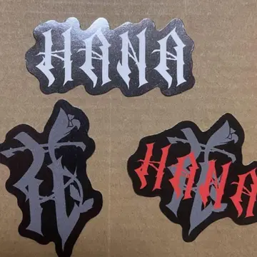 HANA 하나 로고 스티커 3개 세트