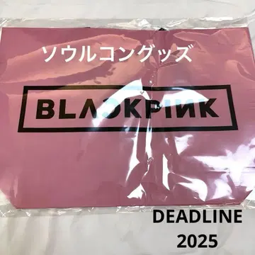 BLACK PINK DEADLINE 서울 콩 굿즈 백