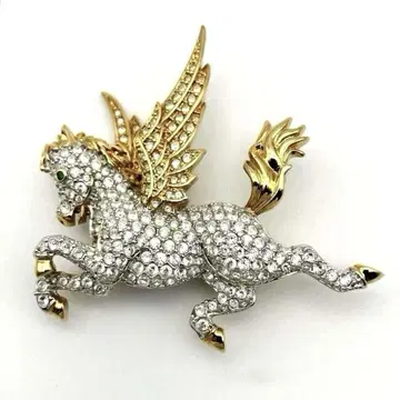 SWAROVSKI 스와로브스키 페가수스 브로치 크리스탈