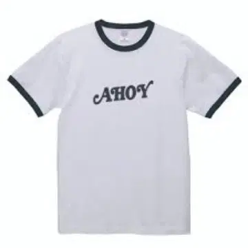 미사용 새상품 기묘한 이야기 AHOY 링거 티셔츠 셔츠 L