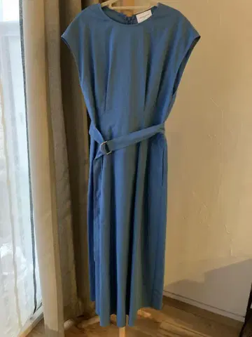 UNITED ARROWS 파랑 롱 원피스 벨트 포함