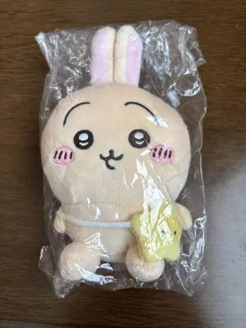 치이카와 (먼작귀) 외출이 기대되는 앉은 미니 봉제 인형 (토끼)