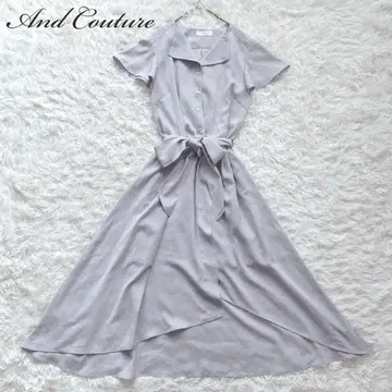 AND COUTURE 앙데팡당 M 롱 플레어 셔츠 원피스