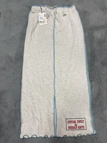차오패닉 롱 스커트 그레이