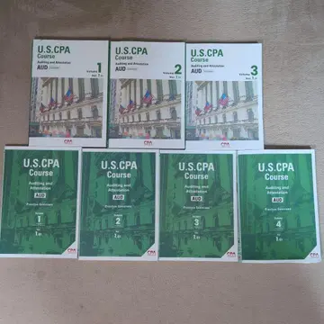 U.S. CPA AUD 텍스트 + 문제집 CPA 회계 학원