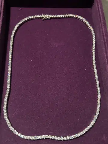 Luxvail luxury tennis chain necklace 고품질