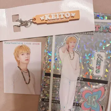 FANTASTICS 아크릴 스탠드 포토 카드 러버 참 기무라 케이토