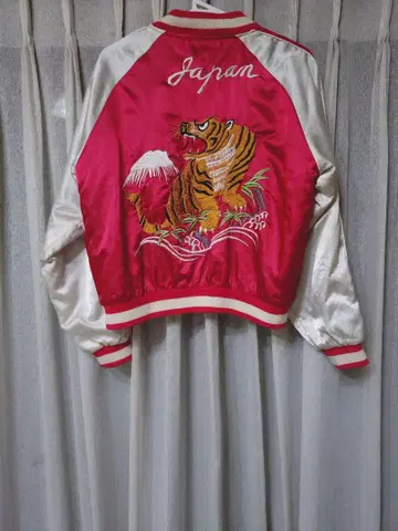 VINTAGE 일본 자수 스카잔