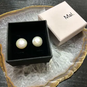 바로크 빅볼 담수 귀걸이 s925 Mal. 레레레