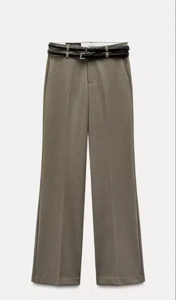 ZARA 자라 더블 벨트 로우라이즈 팬츠