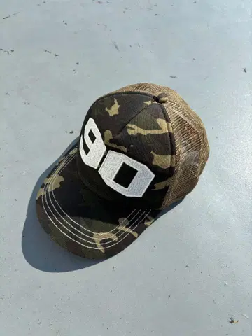 9090 90 번호 배열 메쉬 캡