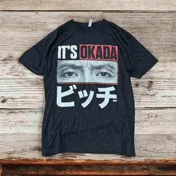 AEW 오카다 카즈치카 It's OKADA 비치 티셔츠 블랙 XL