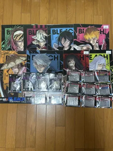 BLEACH 포스터와 메탈 참, 아크릴 스탠드