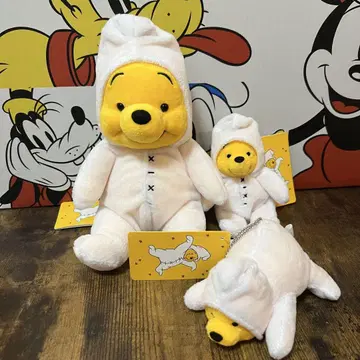 별 푸우 반짝반짝 별 봉제 인형 플러시 체인 마스코트 3개 세트