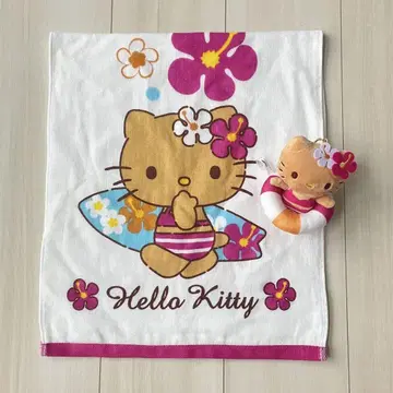로손 제일복권 일광화상 키티 마스코트 거즈 타월 헬로키티