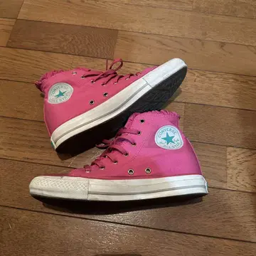 CONVERSE 핑크 하이컷 스니커즈 23.5cm