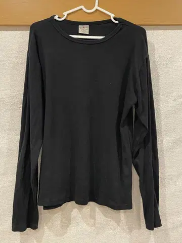 AVIREX U.S.A. 블랙 긴팔 티셔츠 L