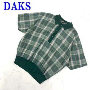 DAKS 닥스 반팔 셔츠 그린 코튼 100% M C3561