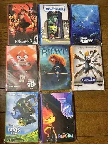 해피 복권 픽사 엽서 북 H상 8종 PIXAR 2025