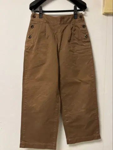 MHL 워크 치노 와이드 팬츠 M 브라운 마가렛 호웰