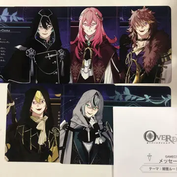 OVER REQUIEMZ GAMECITY 혜택 메시지 카드 5장