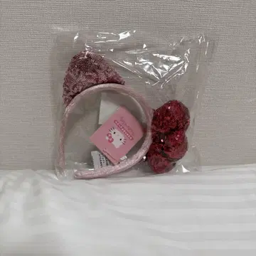 산리오 키티 반짝이 머리띠
